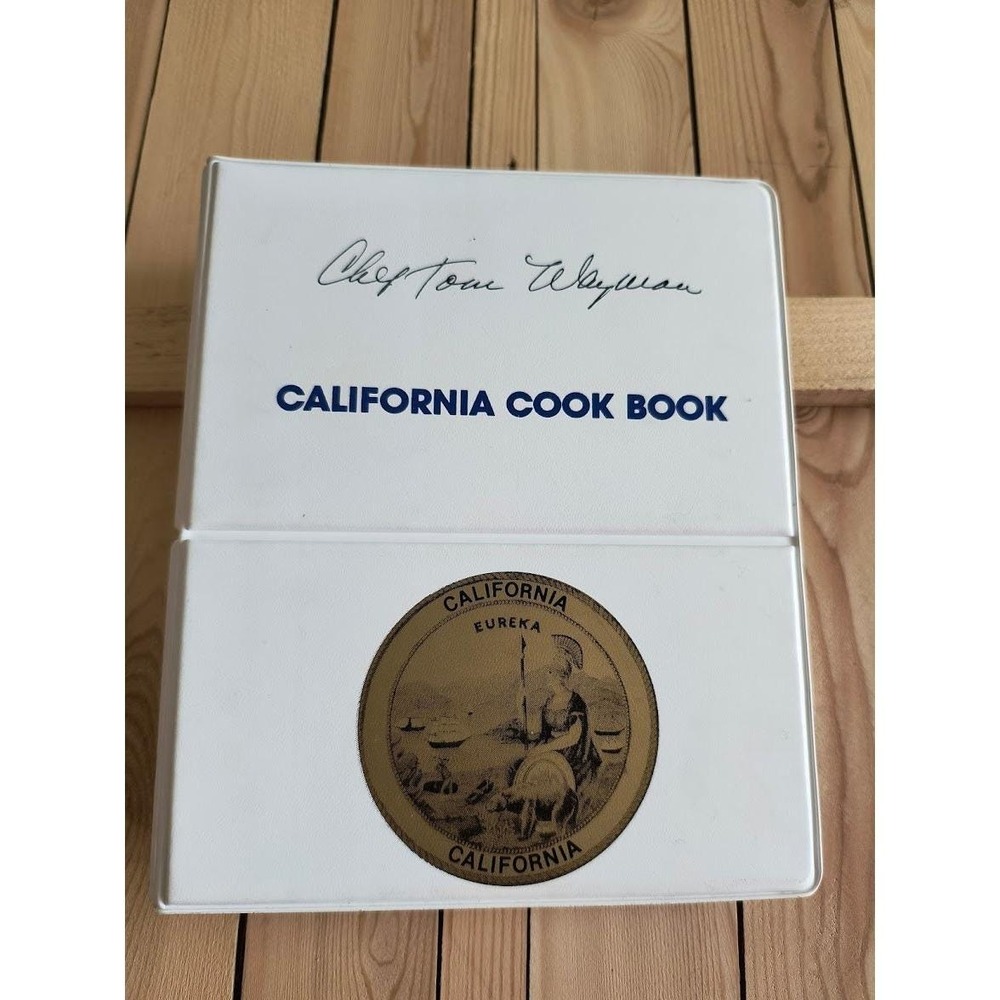 Chef‎ Tom Wayman California Cook Book Vintage Easel Binder 1981 Never Used